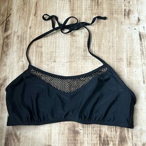 Forever 21 Black Halter Bikini Top